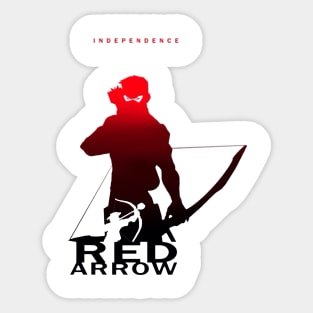 red arrow Sticker